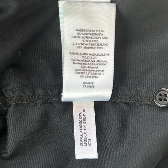 Polo Ralph Lauren Military Black Shirt – Preppy crest Men's Large L - Picture 15 of 15